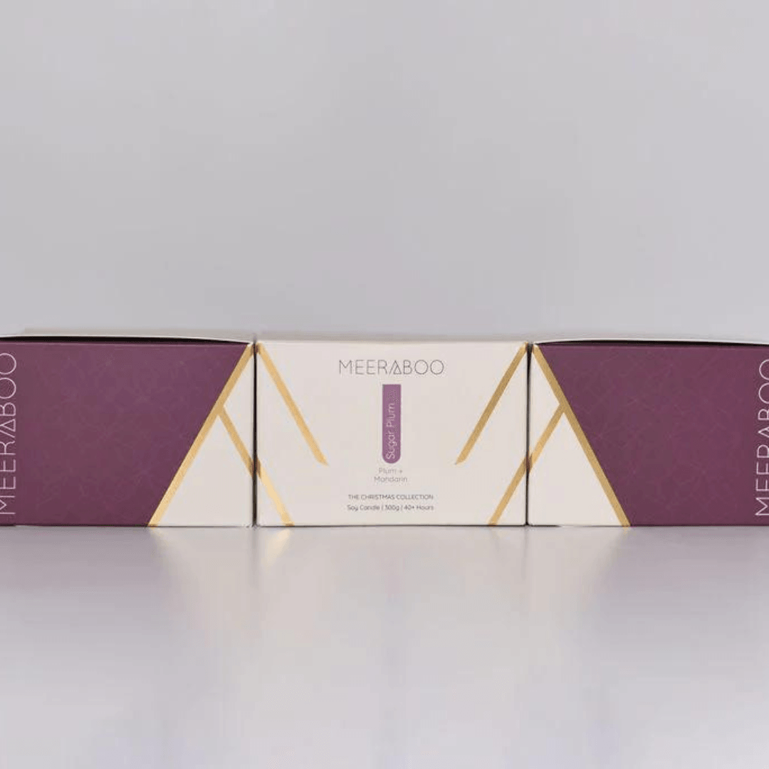 Sugar Plum Gold Lid Soy Candle - Ginja B