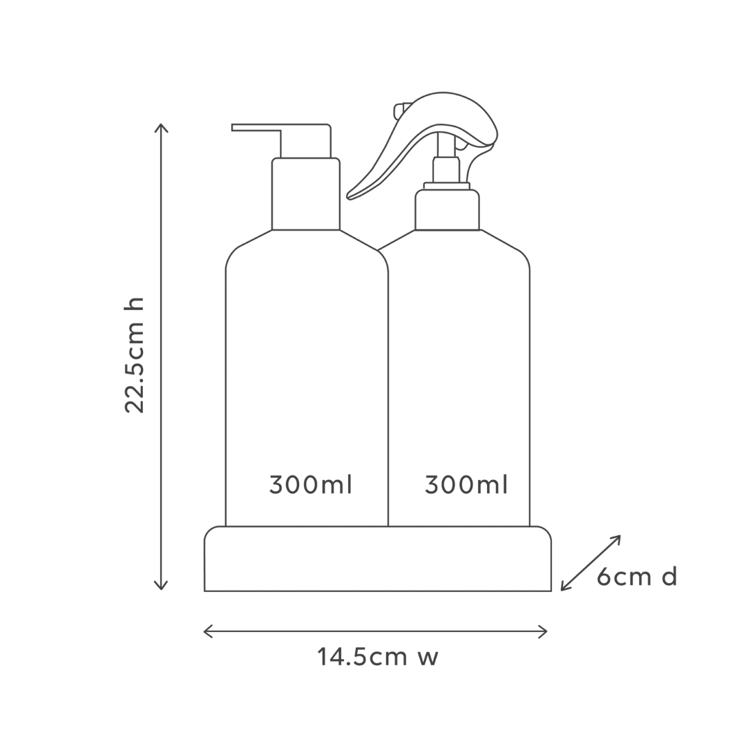 Alive Body Kitchen Duo - Dishwashing Liquid & Bench Spray
