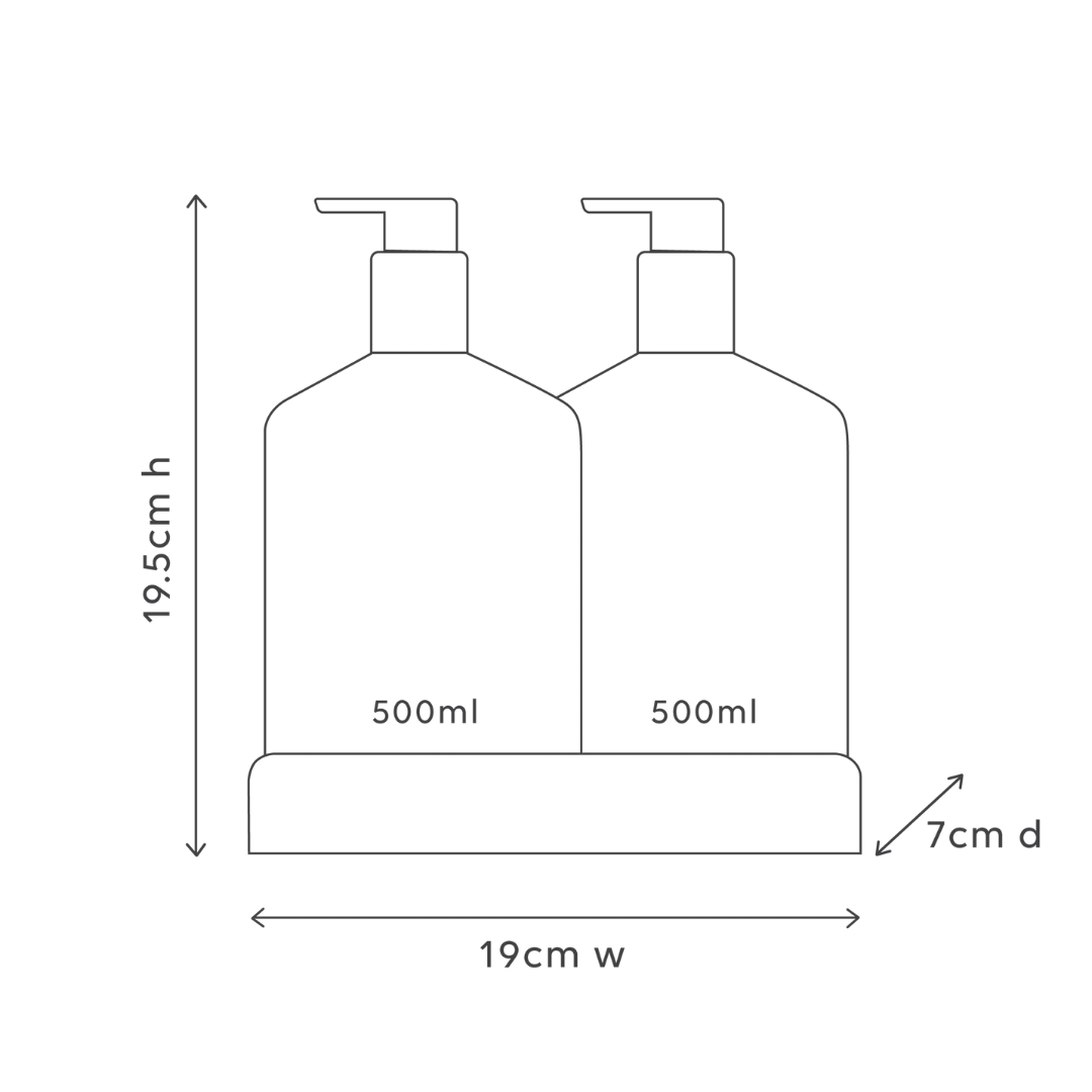 Alive Body Wash & Lotion Duo - Sea Cotton & Coconut - Ginja B