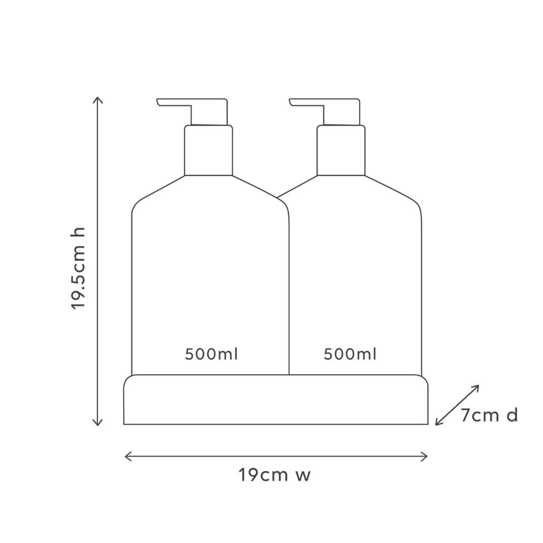 Wash & Lotion Duo + Tray - Raspberry Blossom & Juniper - Ginja B