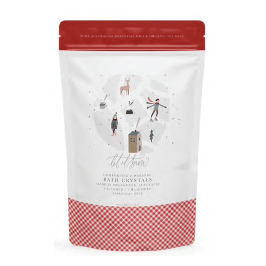 'Let It Snow' Lavender & Chamomile Bath Salts 1 Kilo - Ginja B