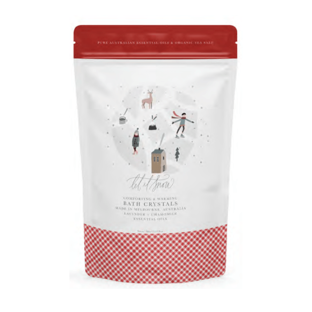 'Let It Snow' Lavender & Chamomile Bath Salts 1 Kilo - Ginja B