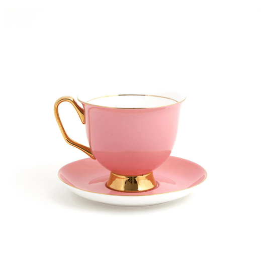 XL Pale Pink Teacup and Saucer - Ginja B