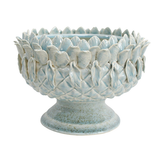 Pineapple Pedestal Bowl Lagoon - Ginja B