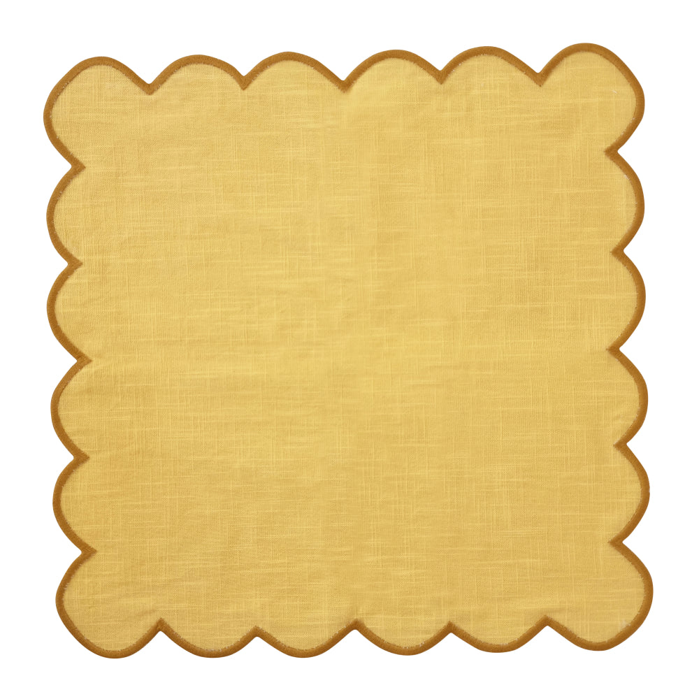 Sally Napkin 4pk 45x45cm Yellow