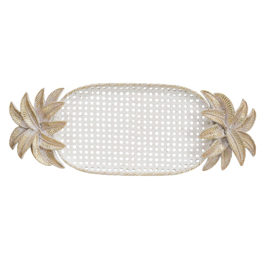 Tropical Palm Tray Resin - Ginja B