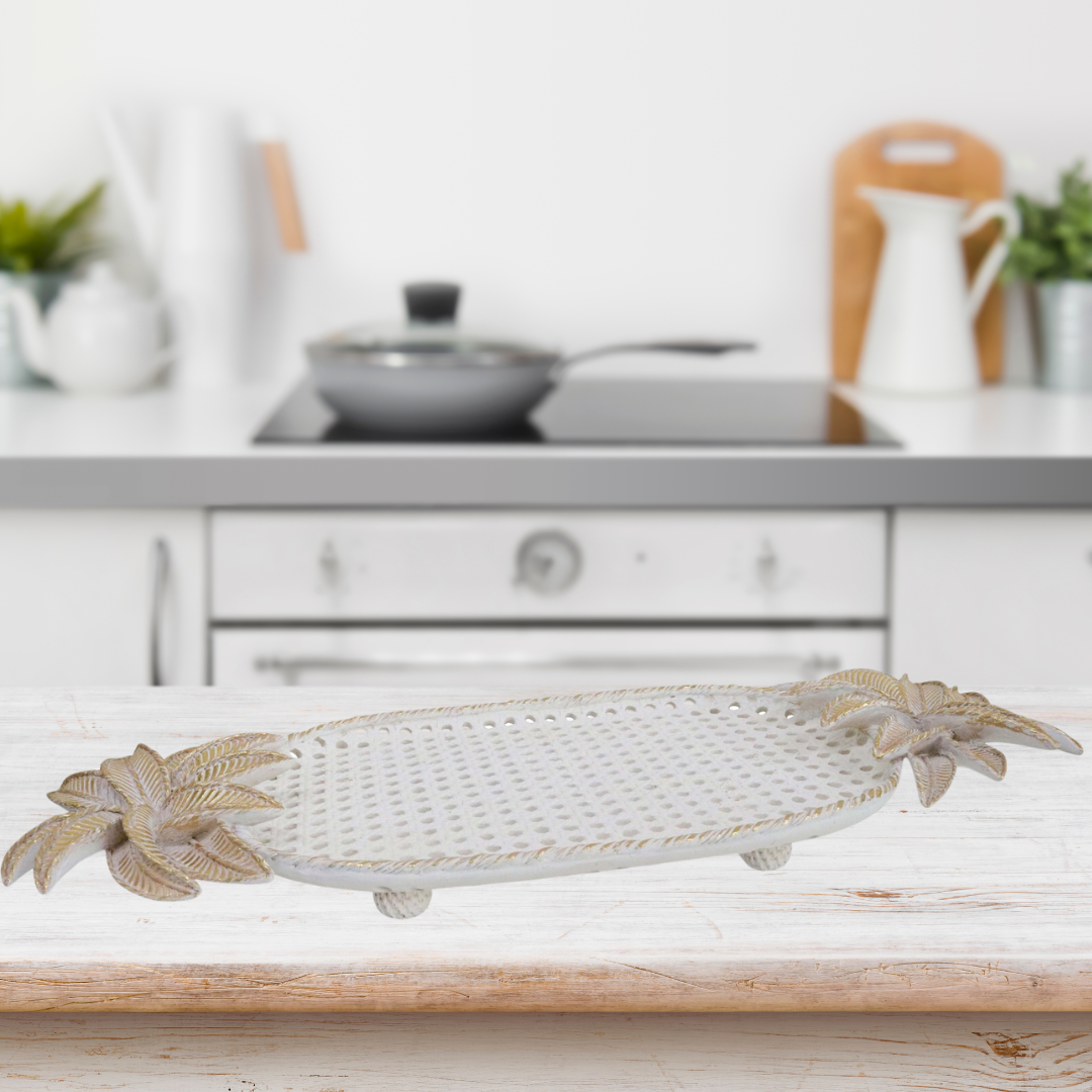 Tropical Palm Tray Resin - Ginja B