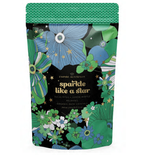 ‘Sparkle Like A Star Eucalyptus And Lemon Myrtle Bath Salts 1 Kilo - Ginja B