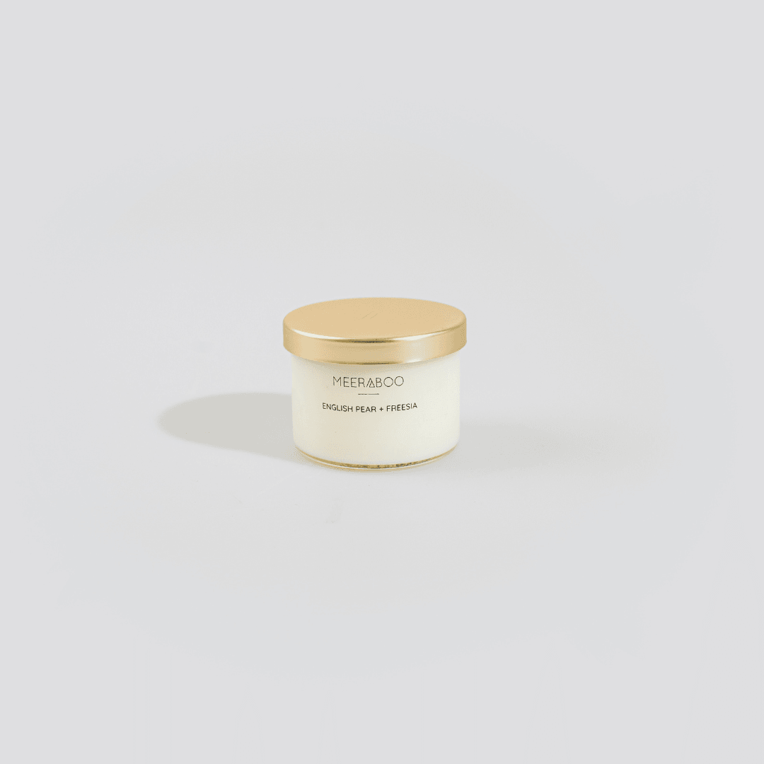 English Pear & Fressia Mini Soy Candle 85gm - Ginja B