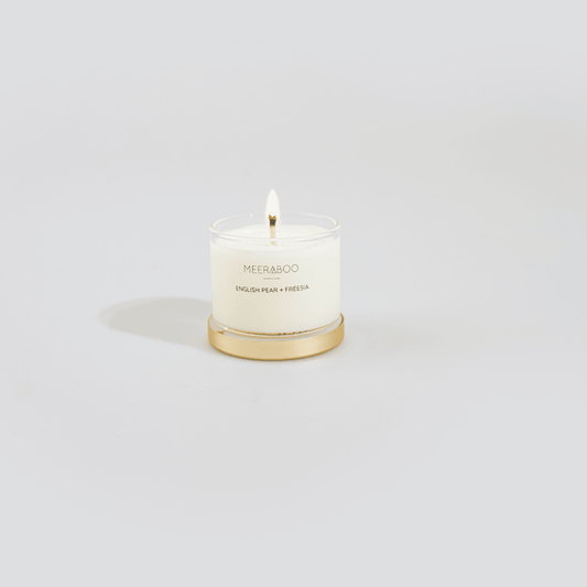 English Pear & Fressia Mini Soy Candle 85gm - Ginja B