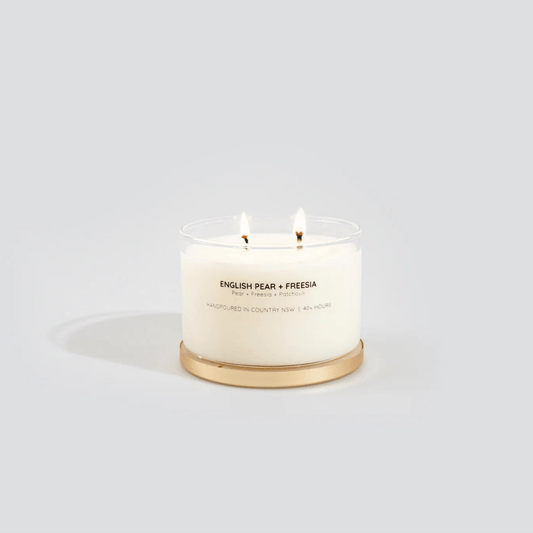 English Pear & Fressia Soy Candle 330gm - Ginja B