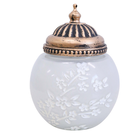 Lantern Led Round Vine Frost - Ginja B