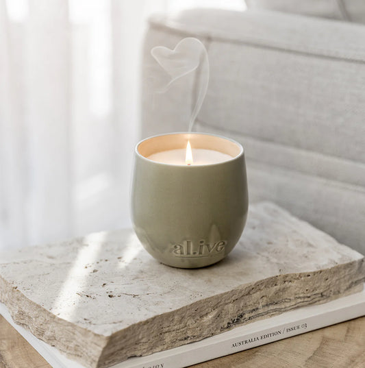 Alive Body Blackcurrant & Caribbean Wood Soy Candle