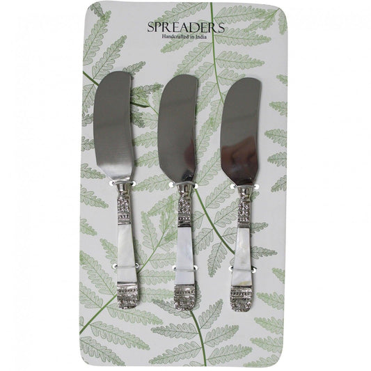 Pearl Handled Cheese Platter Spreaders (3) - Ginja B