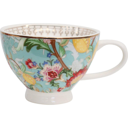 Vintage Lemon Porcelain Tea Cup - Ginja B