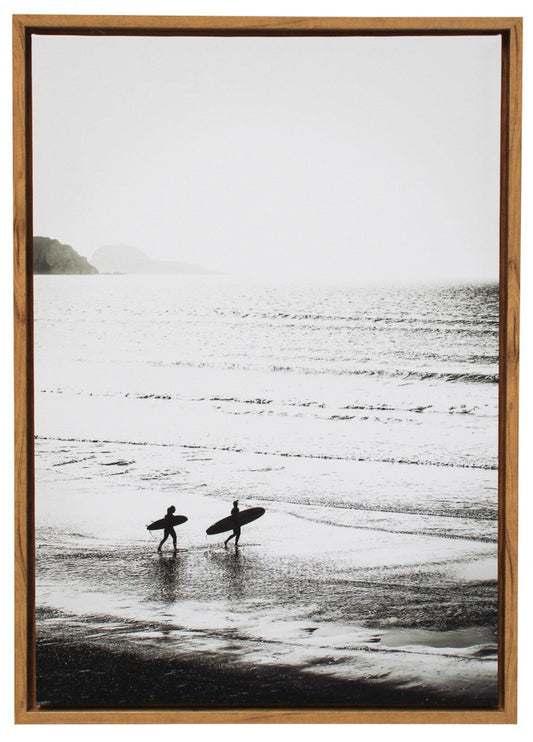 Framed Canvas Surfers 4 Ginja B
