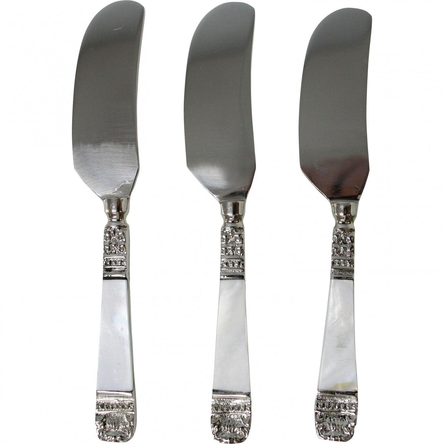 Pearl Handled Cheese Platter Spreaders (3) - Ginja B