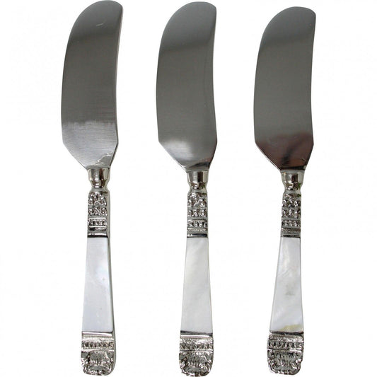 Pearl Handled Cheese Platter Spreaders (3) - Ginja B