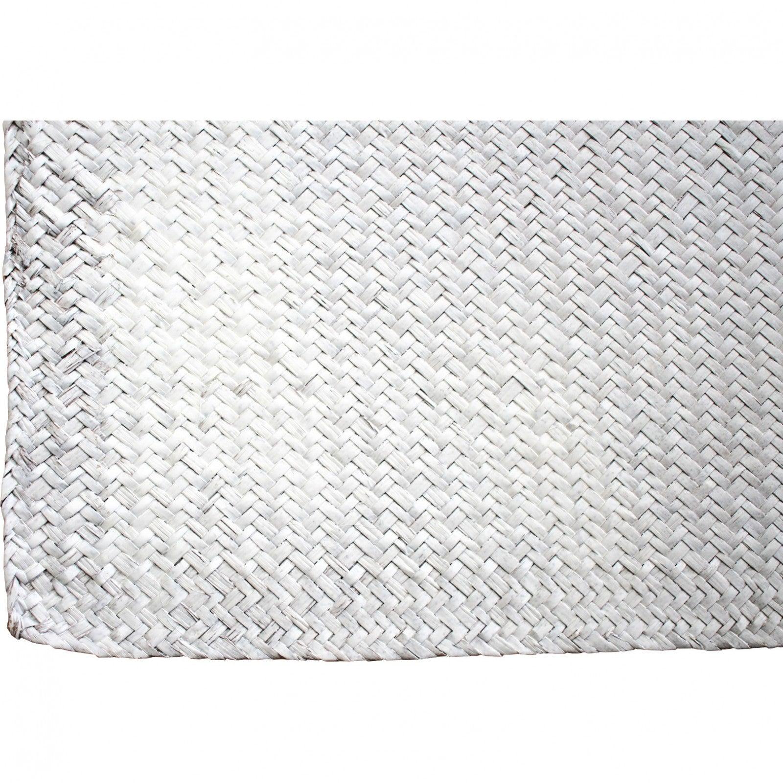 Woven Runner White 80x0.5x33cm - Ginja B