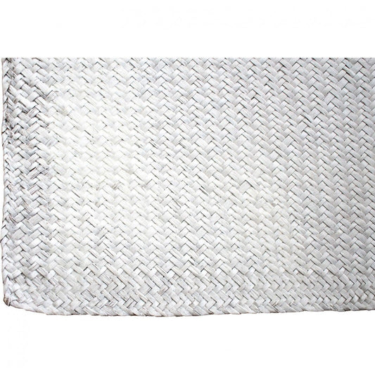 Woven Runner White 80x0.5x33cm - Ginja B