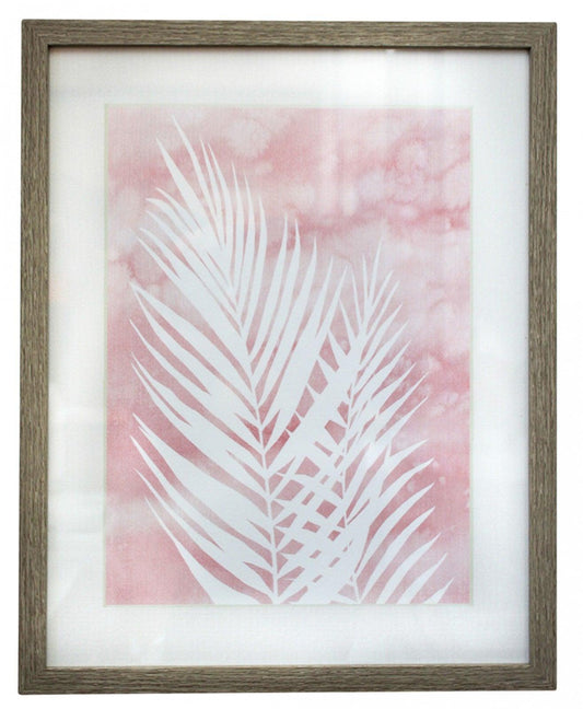 Framed Print Blush Twig Ginja B