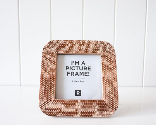 Photo Frame - Squiggle Natural Small - 15x15cm - Ginja B