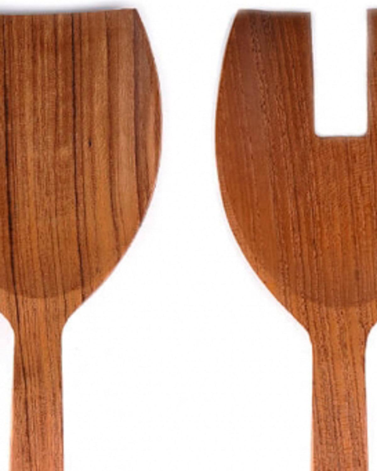 Timber Serving Salad Spoons - Nala - Ginja B