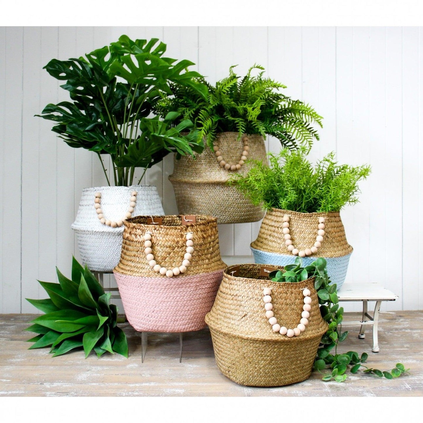 Weaved Belly Baskets - Ginja B