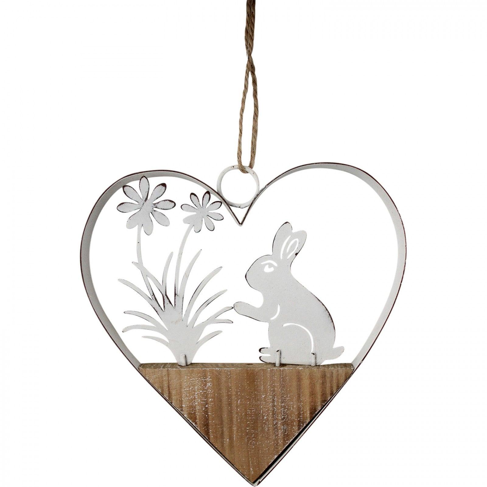 Hanging Heart Rabbit Daisy - Ginja B