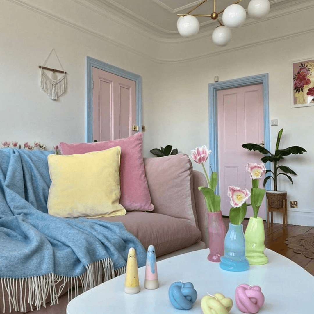 Kensington Collection Throw Sky Blue - Ginja B