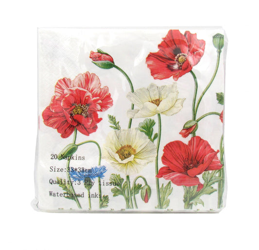 Poppies Napkins - Ginja B