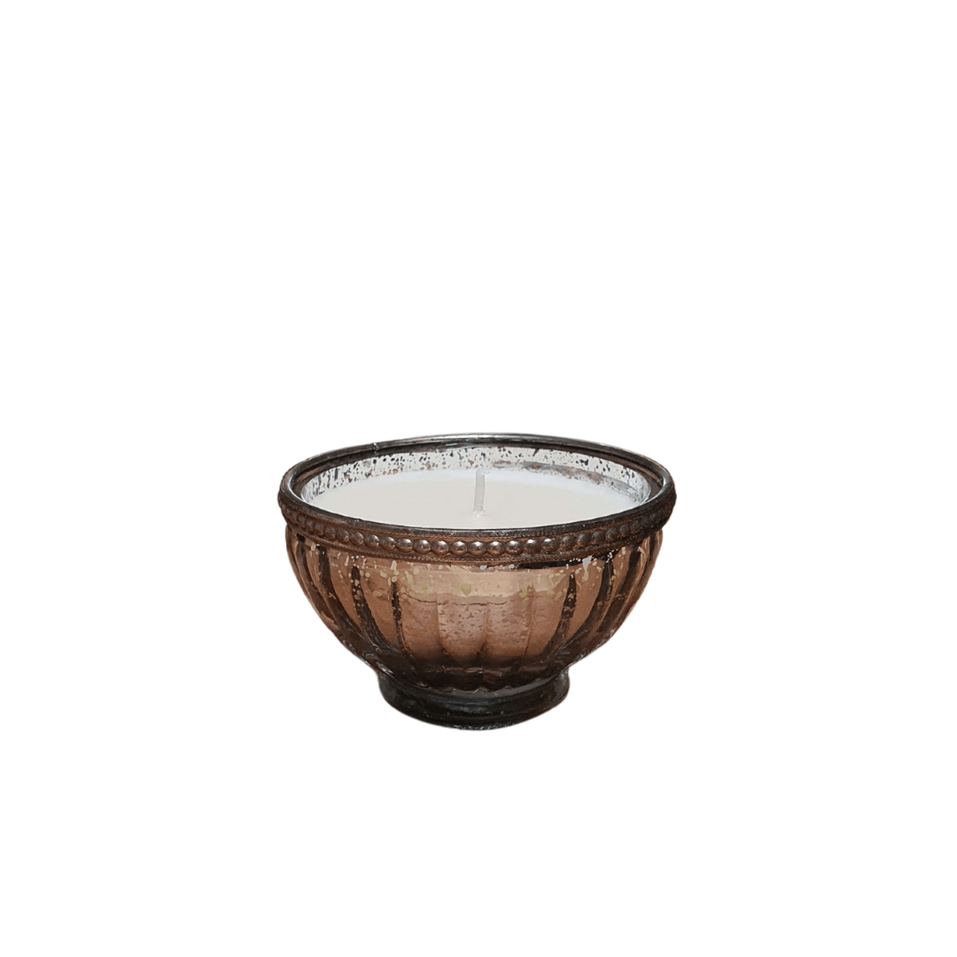 Ribbed Candle Bowl (colour sky) - Ginja B