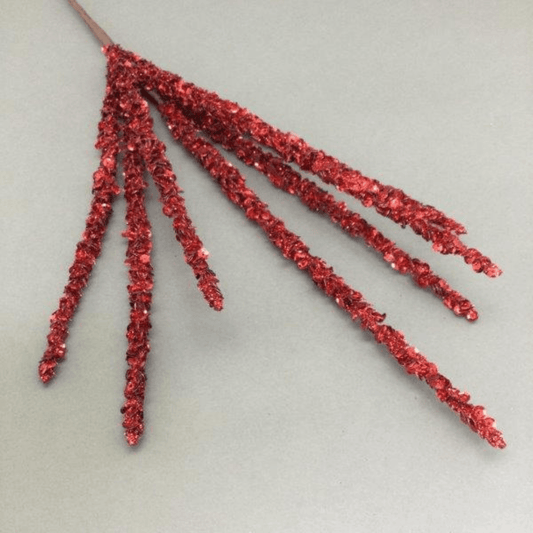 Christmas Red Grass Spray (6) - Ginja B