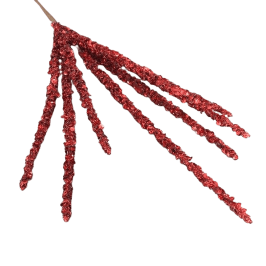 Christmas Red Grass Spray (6) - Ginja B