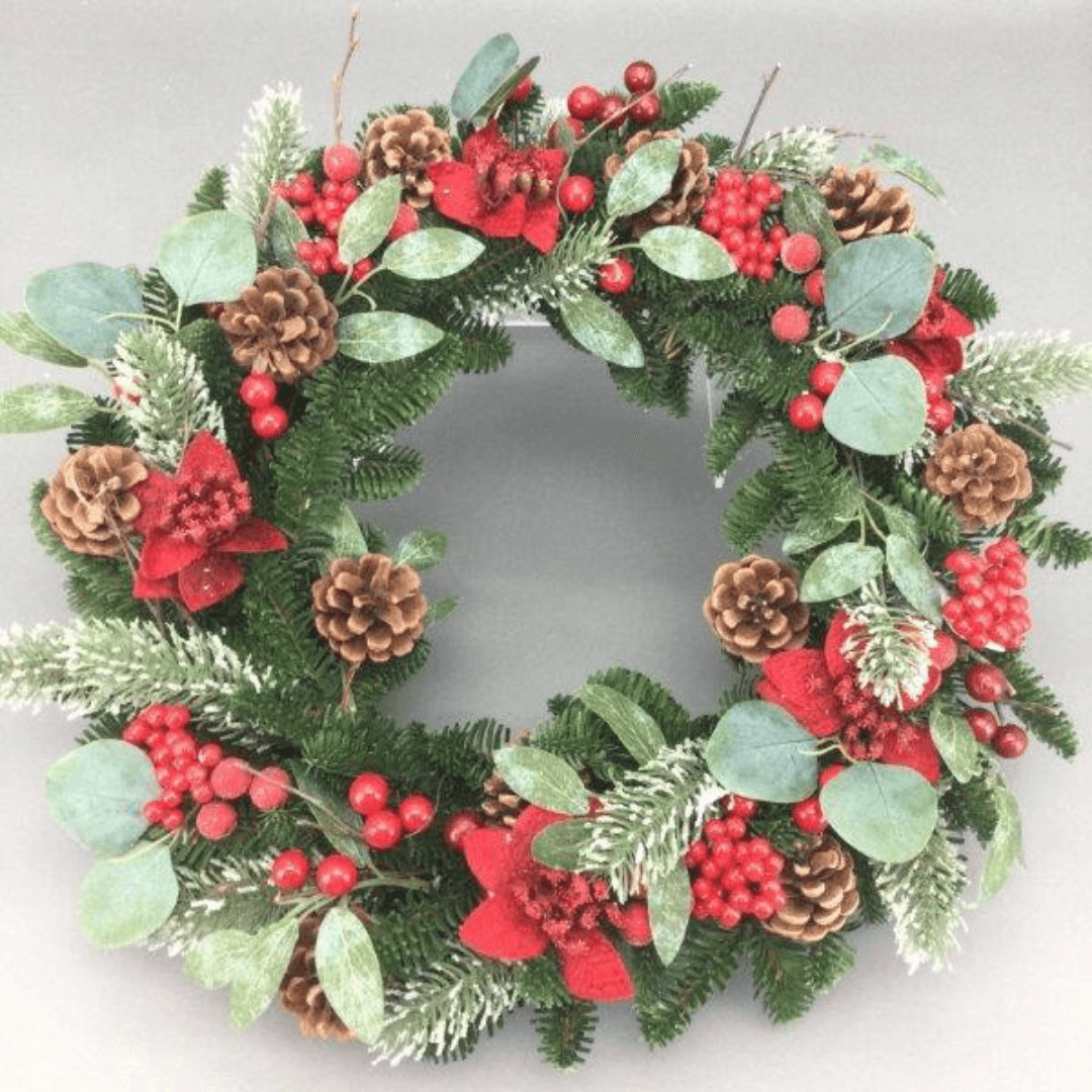 Pionsettia Wreath 55cm - Ginja B