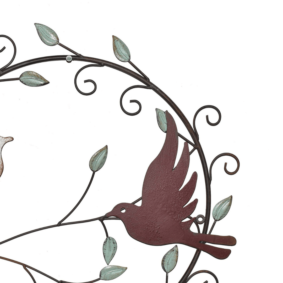 Wall Decor Metal Birds 50.8x0.64x49cm - Ginja B