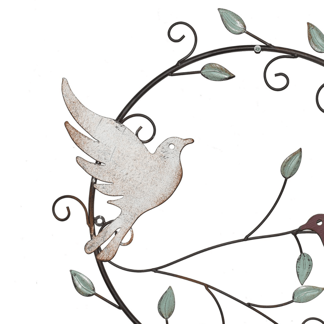 Wall Decor Metal Birds 50.8x0.64x49cm - Ginja B
