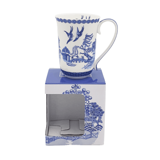 Blue And White Willow Mug 405cc - Ginja B
