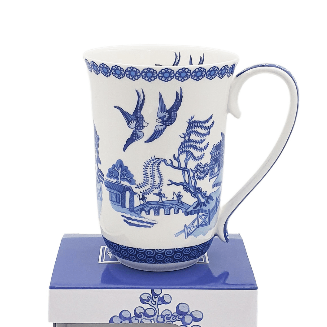 Blue And White Willow Mug 405cc - Ginja B