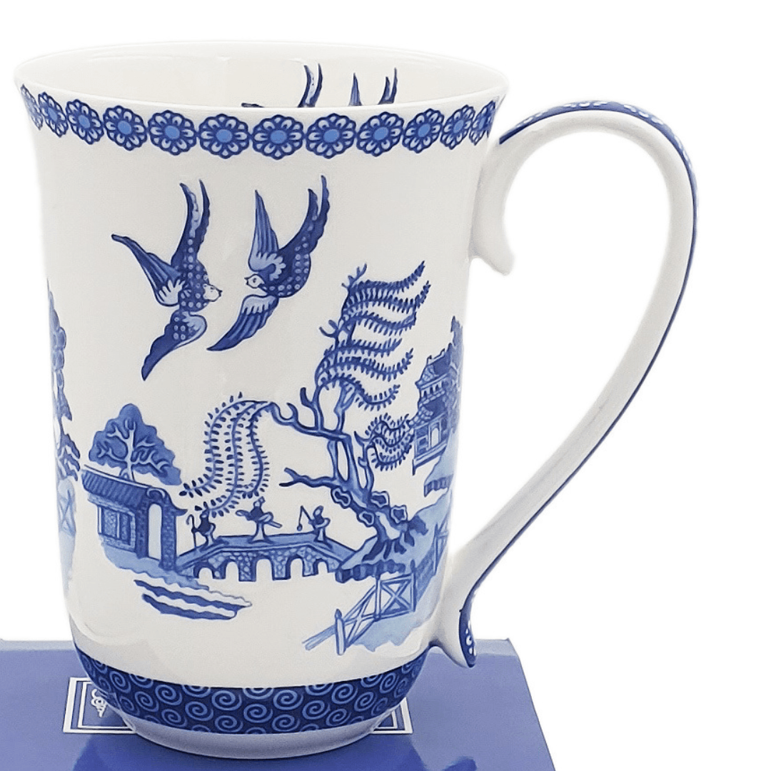 Blue And White Willow Mug 405cc - Ginja B
