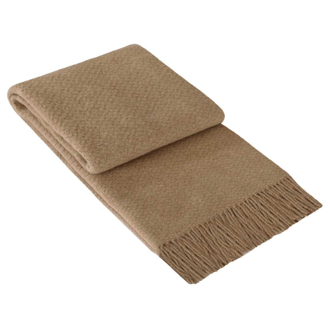 Soho Collection Tan Throw - Ginja B