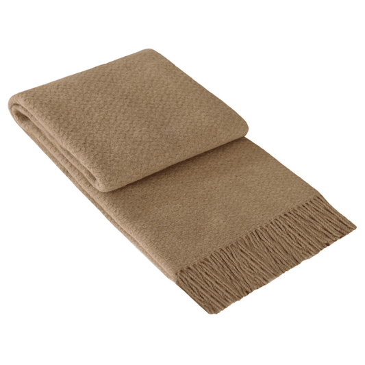 Soho Collection Tan Throw - Ginja B