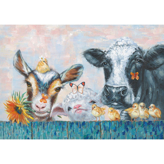 Farm Animals Canvas Print - Ginja B