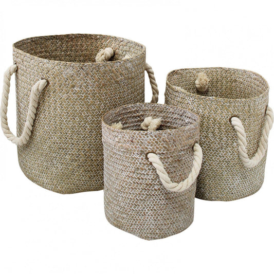 Woven Tubs Robe Washed (set of three) - Ginja B