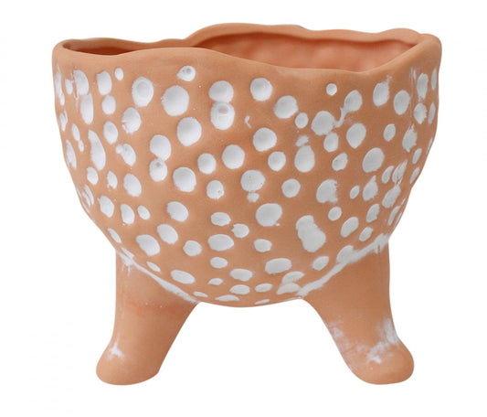 Planter Dimples White Small - Ginja B