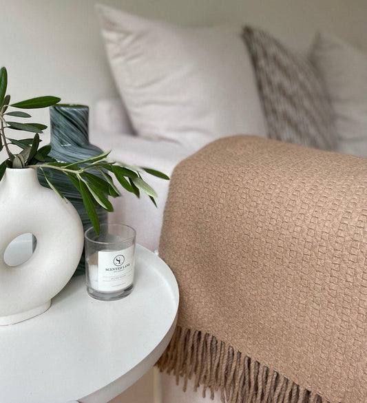 Soho Collection Tan Throw - Ginja B
