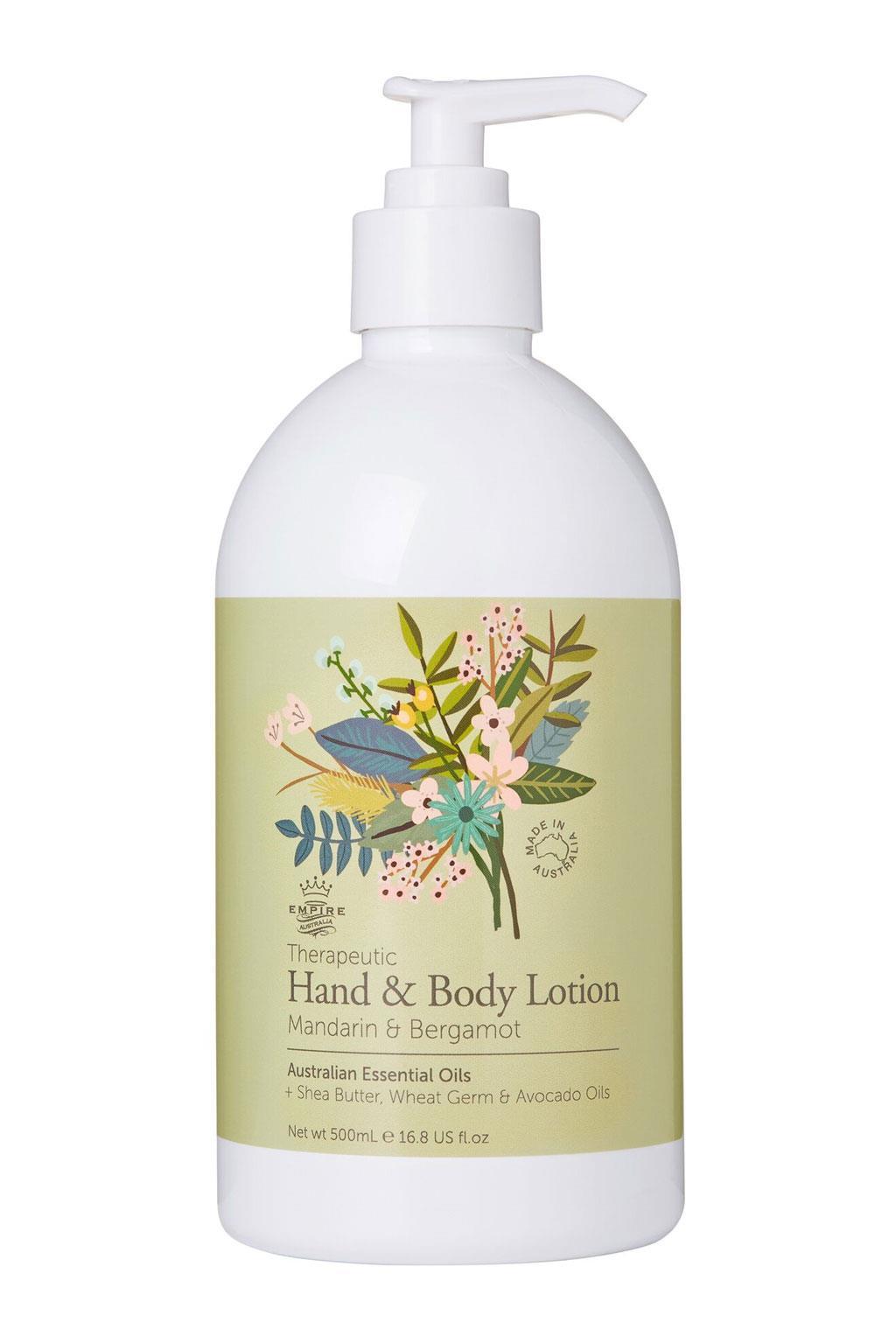 Therapeutic Mandarin & Bergamot Hand & Body Lotion 500ml - Ginja B