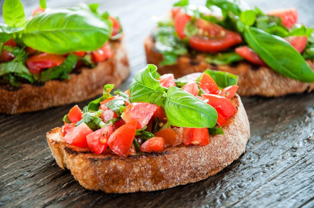 Balsamic Bruschetta On Crostini - Ginja B