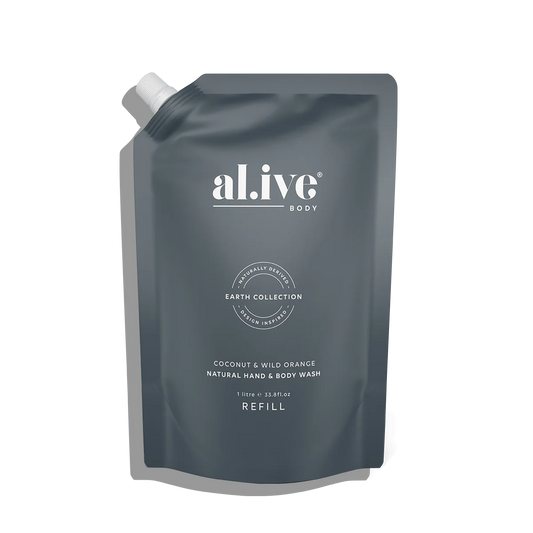 Coconut And Wild Orange Hand  Body Wash Refill