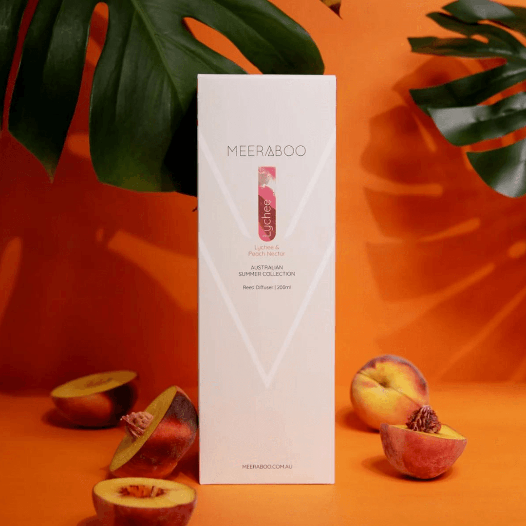 Lychee + Peach Reed Diffuser - Ginja B